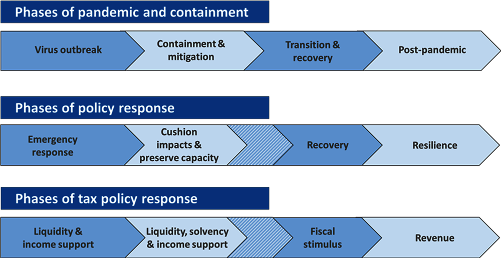Figure 2.4. Schematic policy phases during and after the pandemic