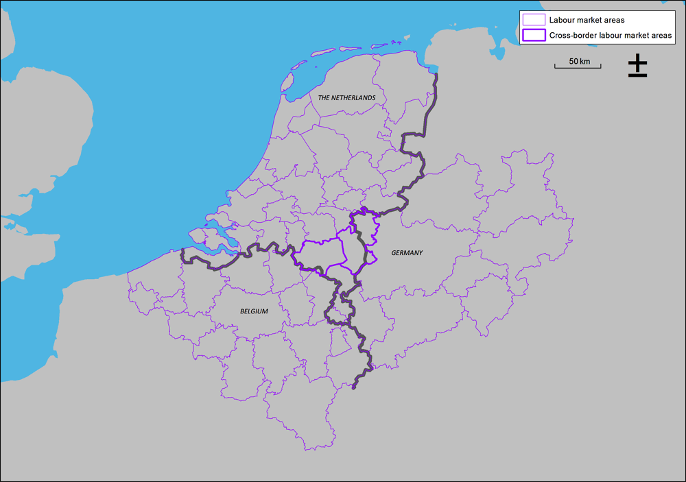 Figure 3.6. LMAs with cross-border information: Belgium, the Netherlands and North Rhine-Westphalia