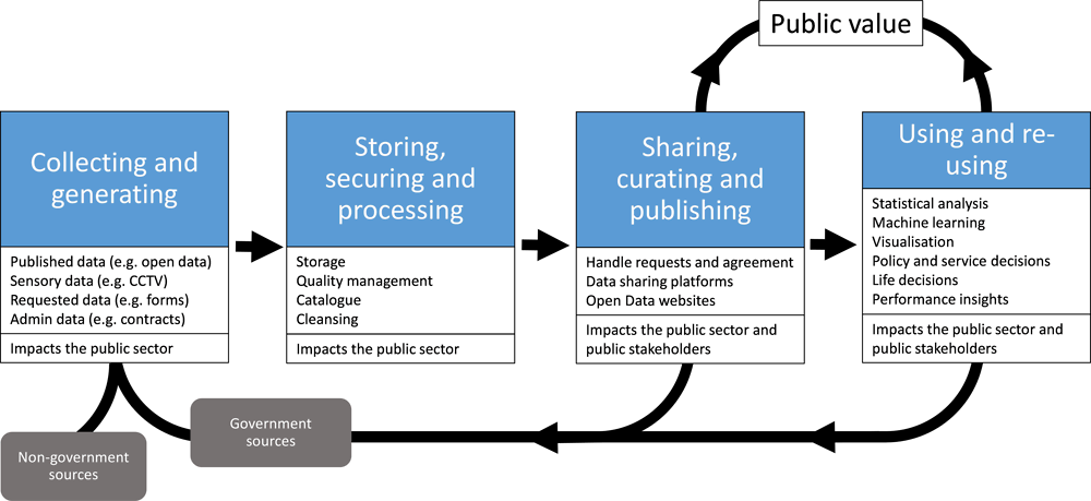 Figure 3.6. Government Data Value 	Cycle