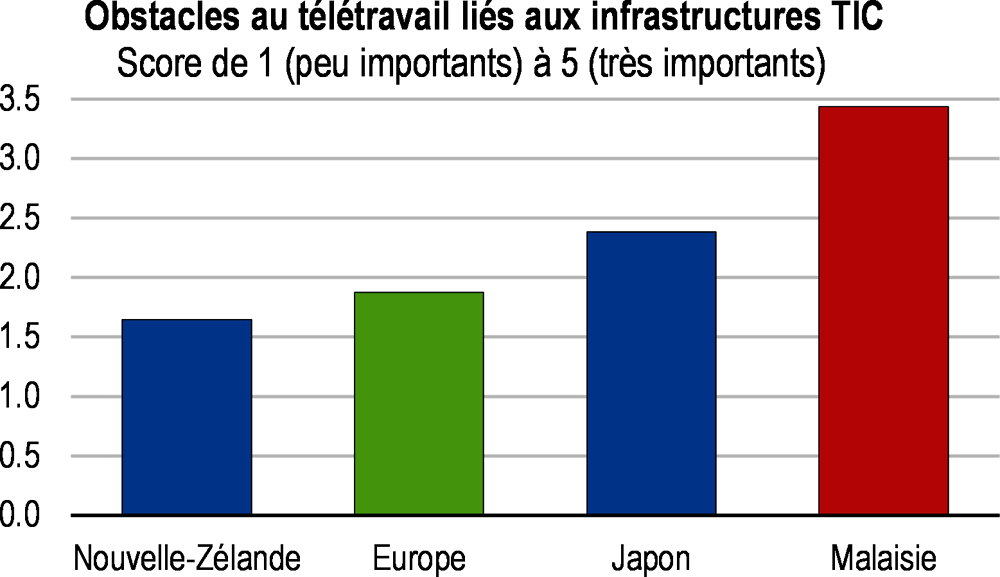 Graphique 5. Les infrastructures numériques doivent être améliorées