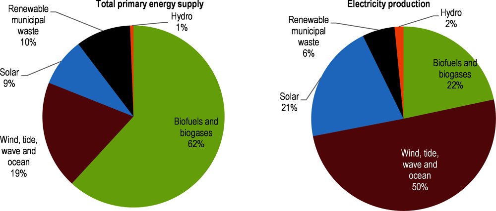 Figure 1.4. Renewable sources increased, but they remain low