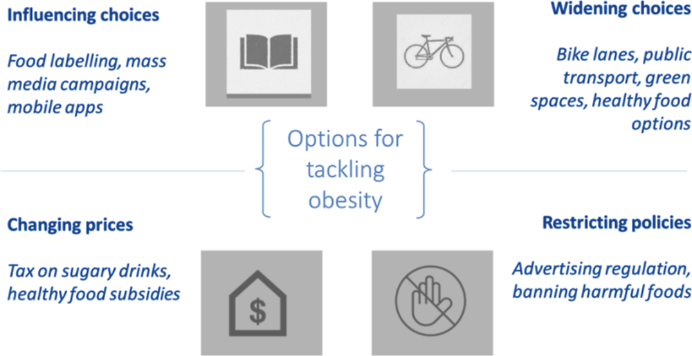 Figure 2.9. OECD’s policy framework for tackling overweight