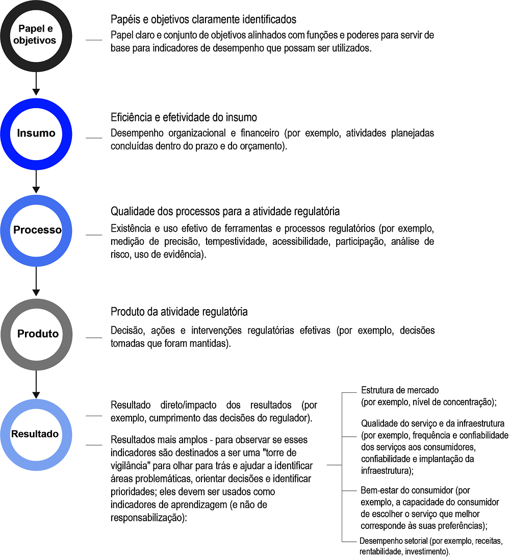 Figura A A.2. Matriz insumo-processo-produto-resultado para indicadores de desempenho