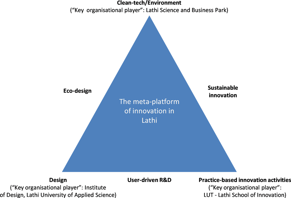 Figure 2.16. The regional platform of innovation in Lathi