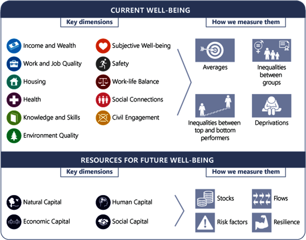 Figure 2.2. OECD well-being framework