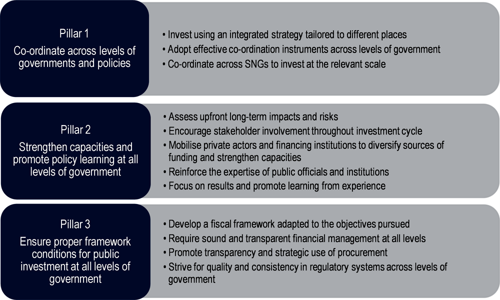 Figure 4.8. The 12 principles of the OECD Recommendation on Effective Public Investment across Levels of Government 
