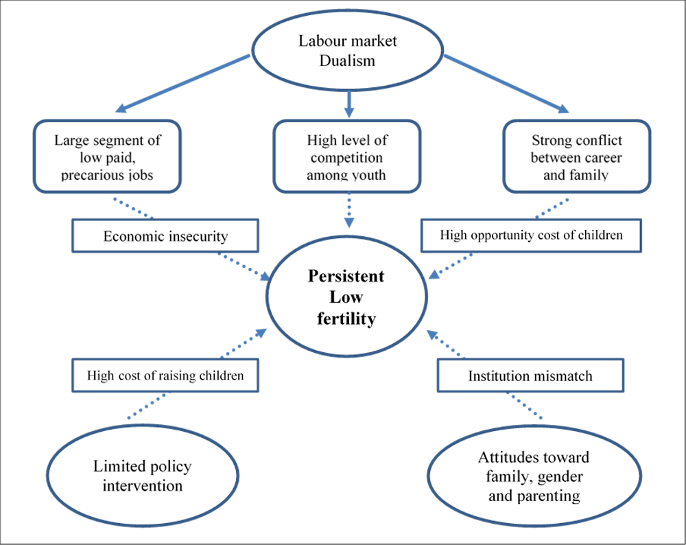 Figure 5.6. Factors explaining the persistence of low fertility